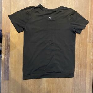 lululemon swiftly tech relaxed fit short sleeve black size 6